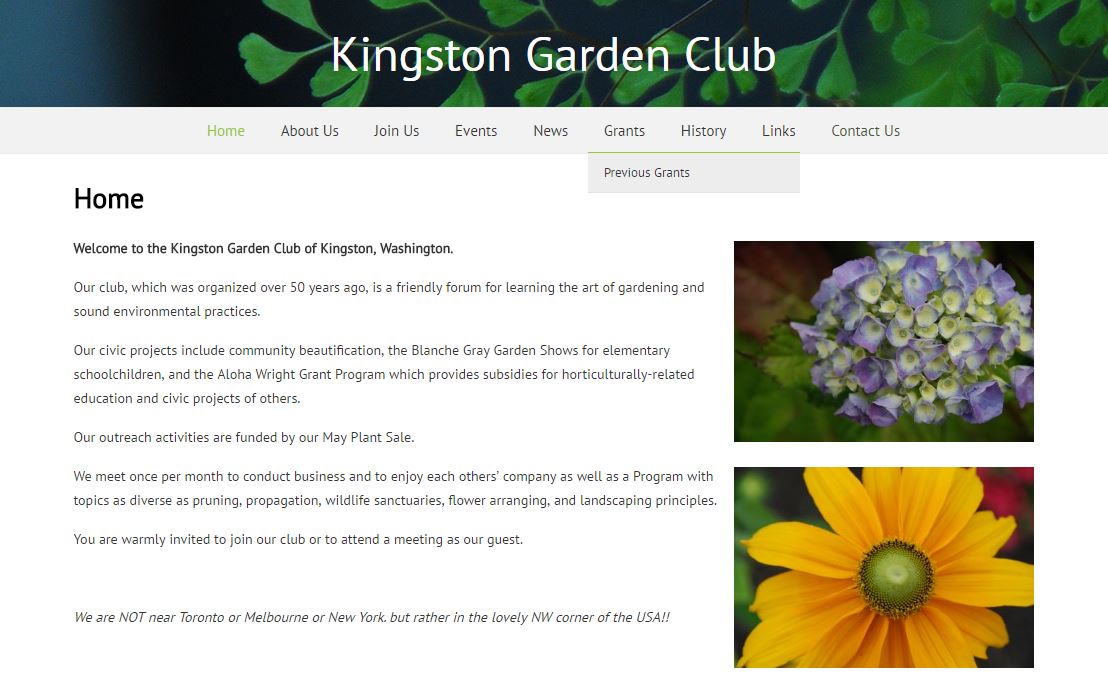 Kingston Garden Club Home Page